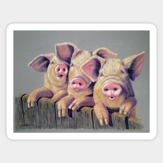 Three Little Pigs Sticker by JoFrederiks